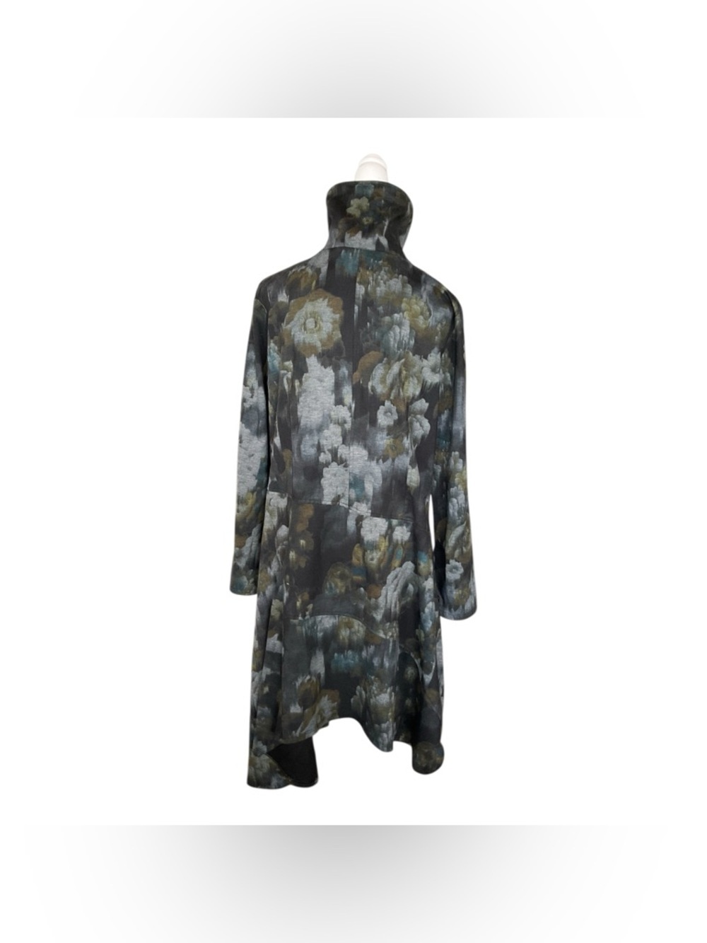 PURE Essence Abstract Floral Swing Jacket Tunic XL Made in Canada - Picture 6 of 8